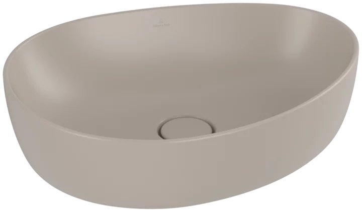 Villeroy & Boch Antao umyvadlo 51x40 cm oválné na pult hnědá/béžová 4A7351AM