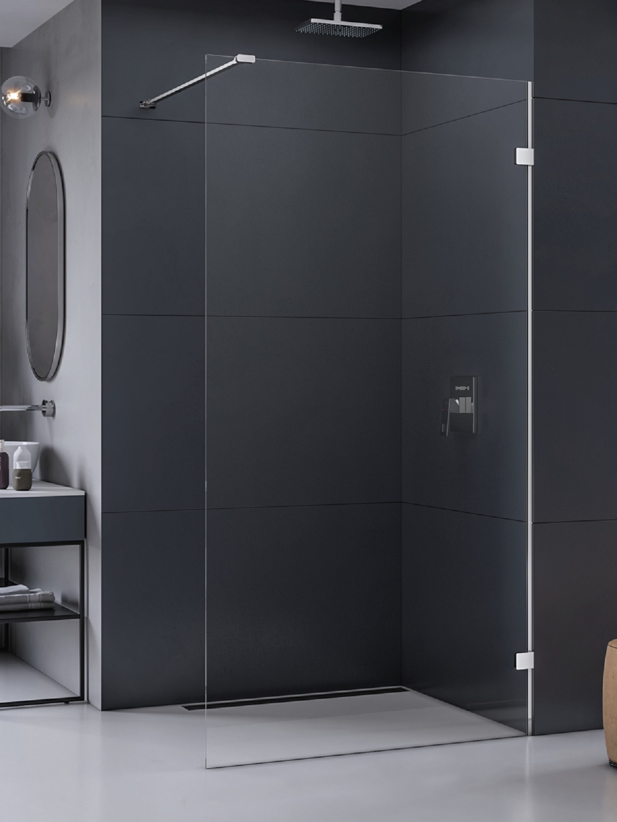 New Trendy Eventa sprchová zástěna walk-in 130 cm chrom lesk/průhledné sklo EXK-4623