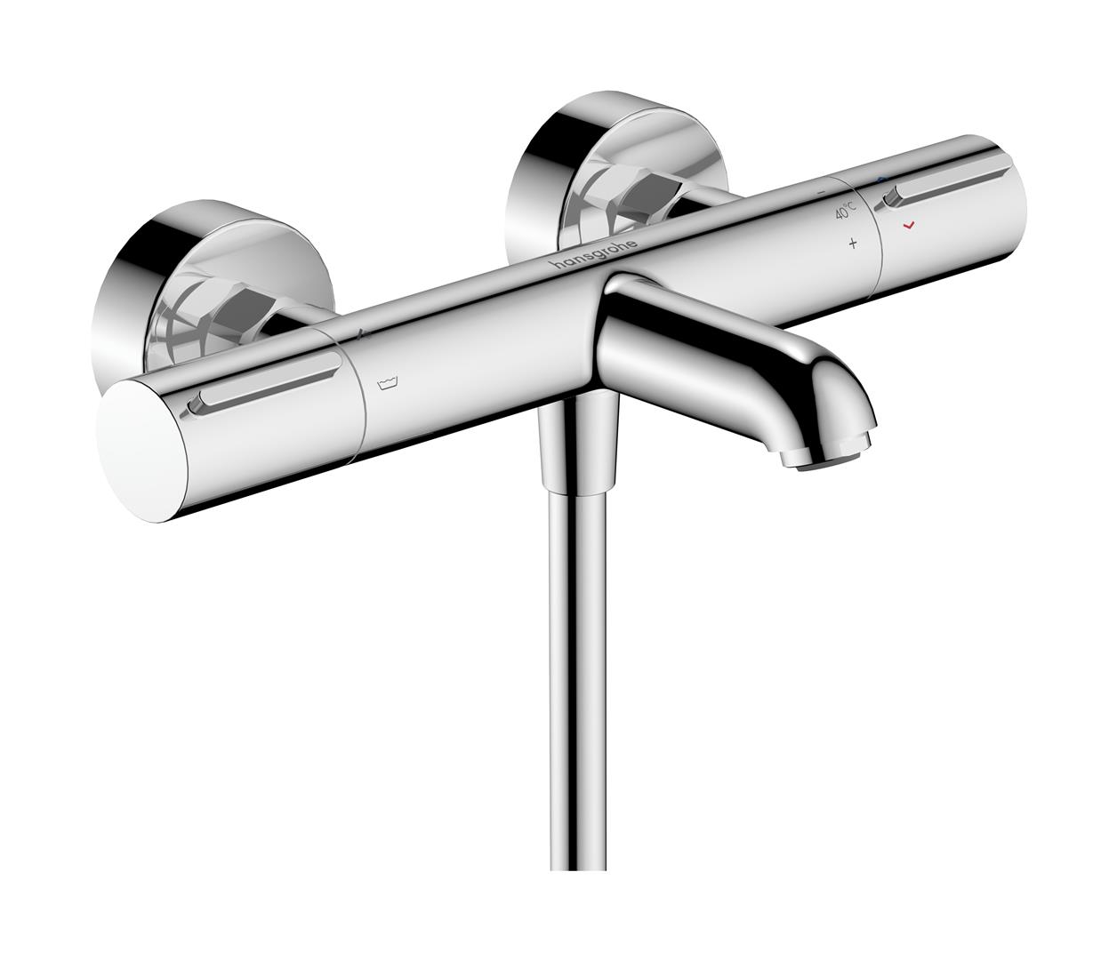 Hansgrohe Ecostat Element vanová baterie na stěnu s termostatem chrom 13347000
