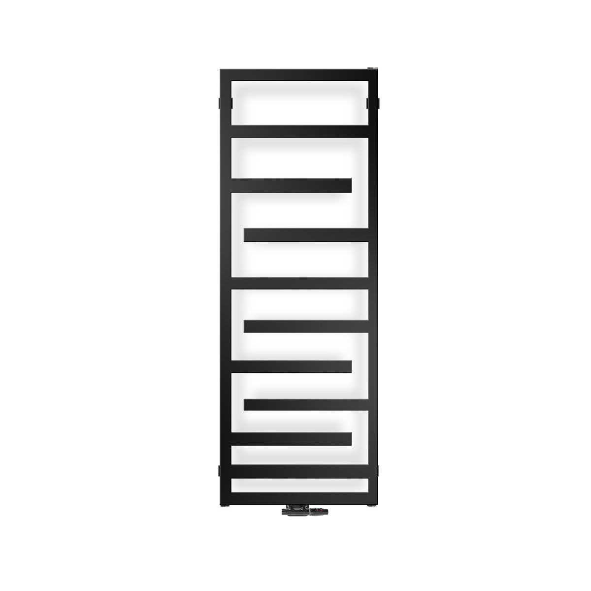 Oltens Flamma koupelnový radiátor designově 139x50 cm černá 55016300