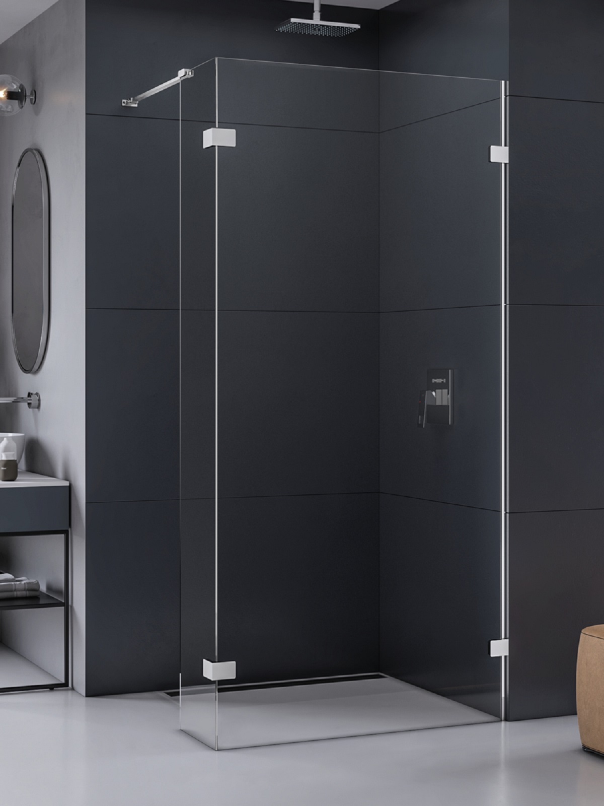 New Trendy Eventa sprchová zástěna walk-in 140 cm chrom lesk/průhledné sklo EXK-4636