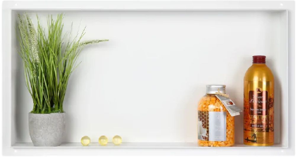 Balneo Wall-Box No Rim White koupelnová polička 60 cm bílá OB-WH4-NR