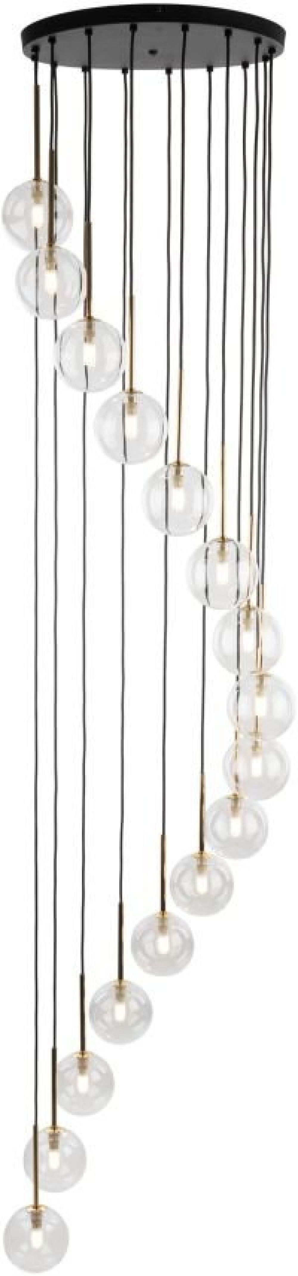 TK Lighting Aurora závěsné svítidlo x6 W černá 10182
