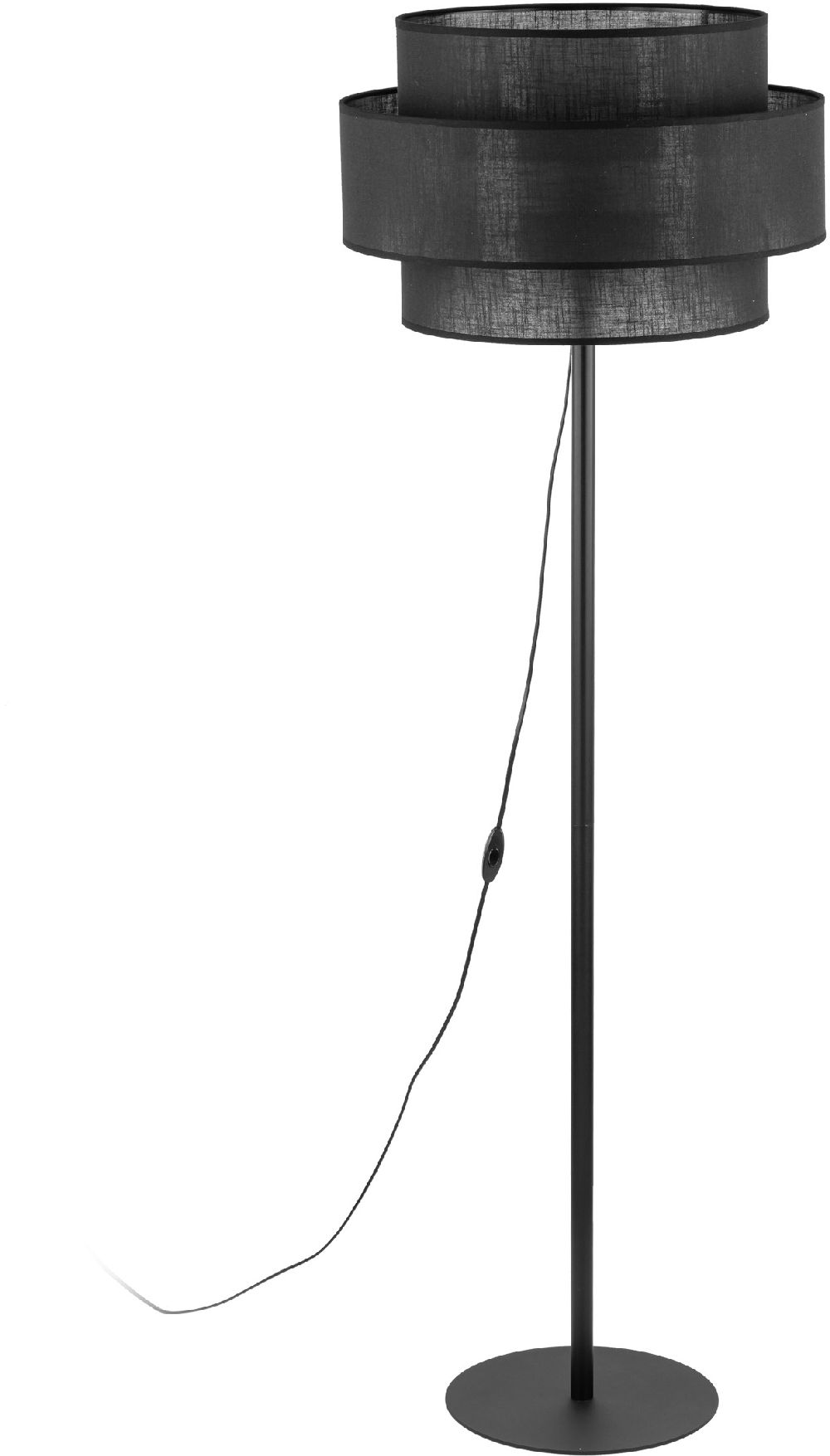 TK Lighting Calisto stojací lampa 1x15 W černá 5896