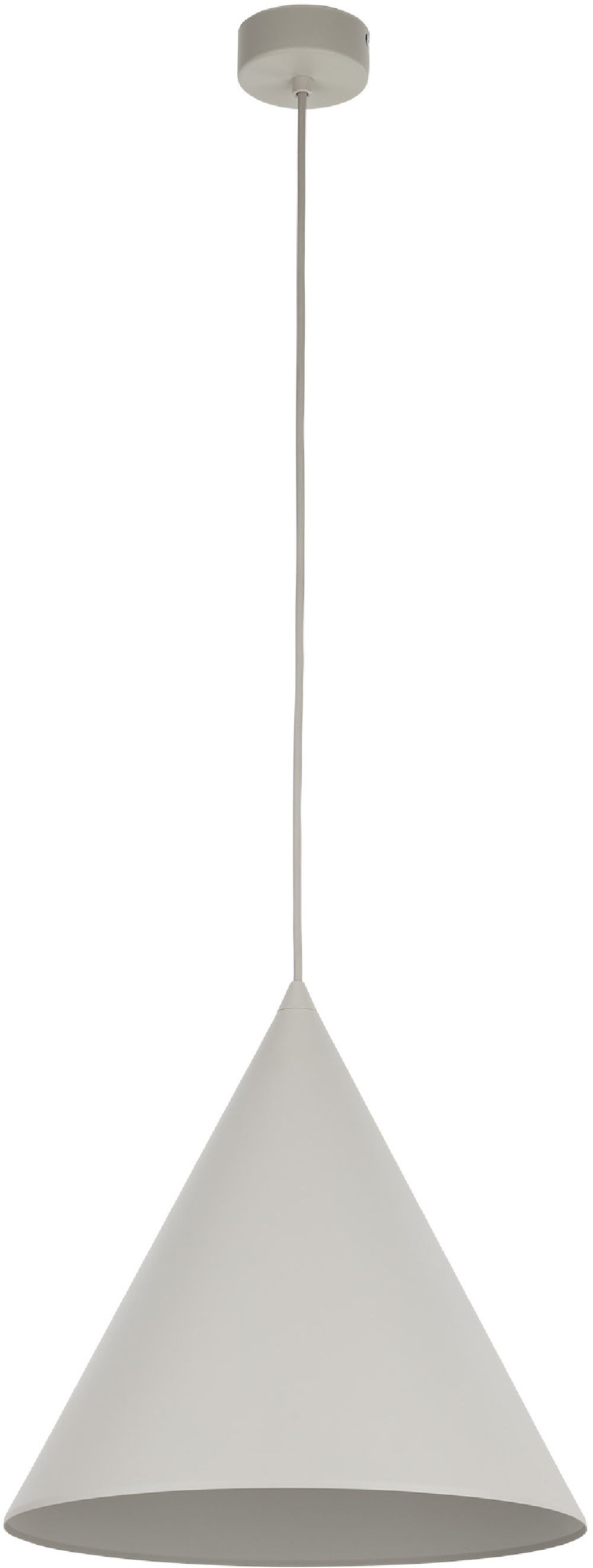 TK Lighting Cono závěsné svítidlo 1x15 W béžová 10056