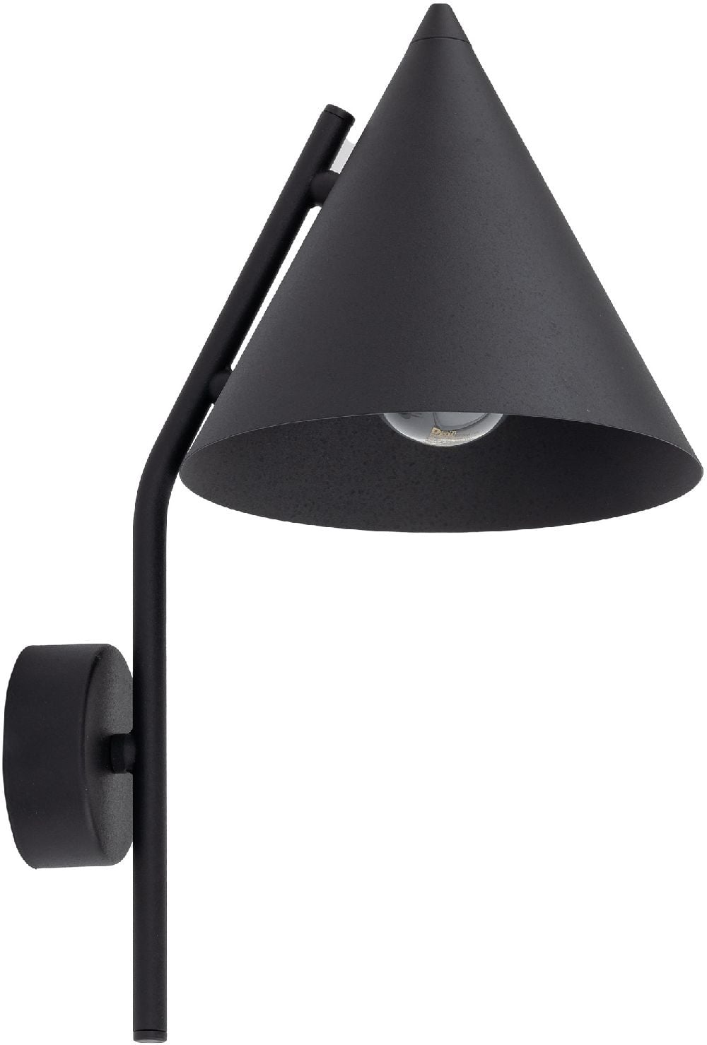 TK Lighting Cono nástěnné svítidlo 1x15 W černá 10041