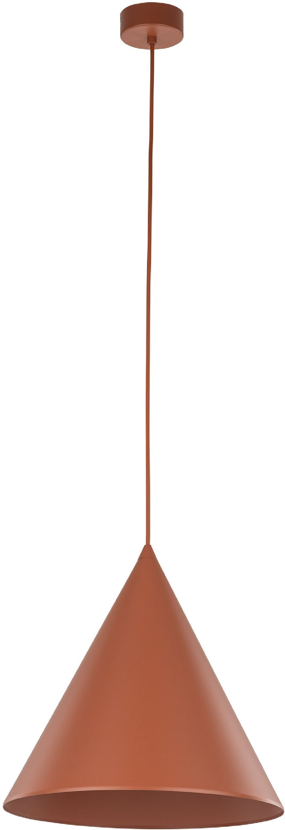 TK Lighting Cono závěsné svítidlo 1x15 W hnědá 10065