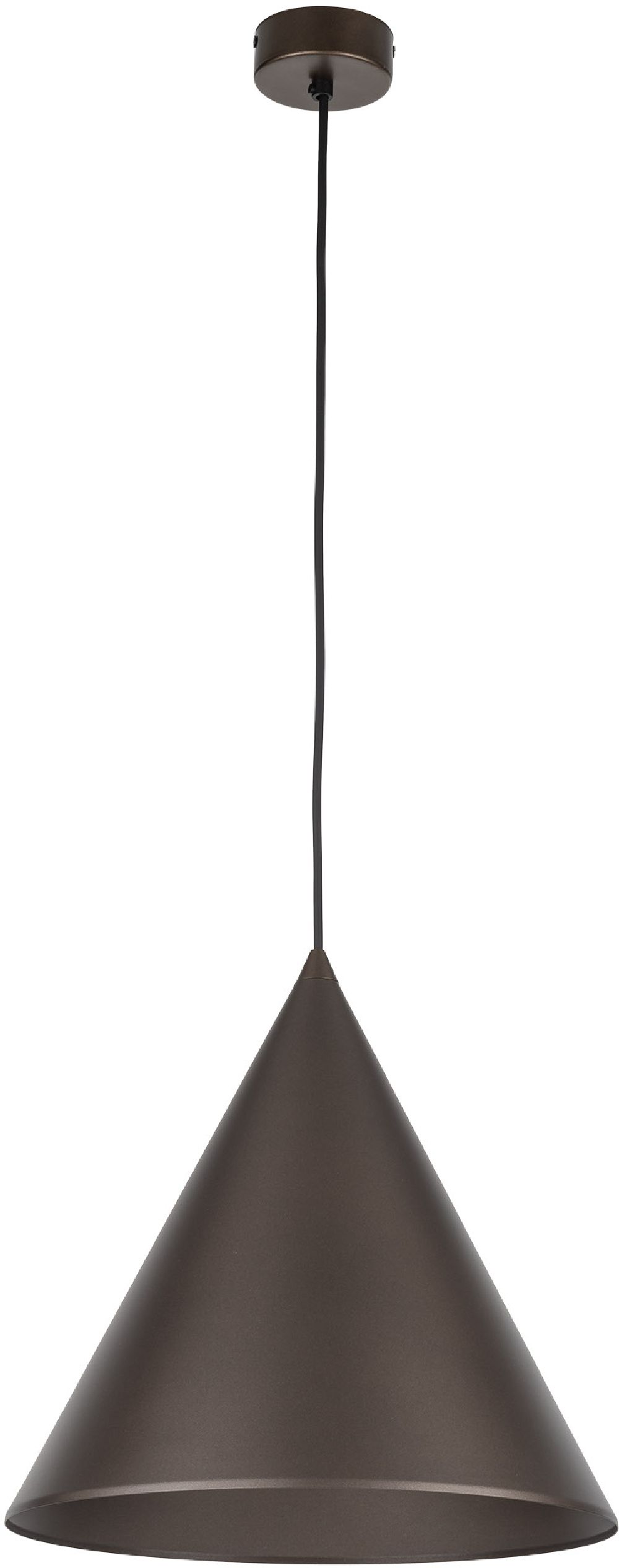 TK Lighting Cono závěsné svítidlo 1x15 W hnědá 10038