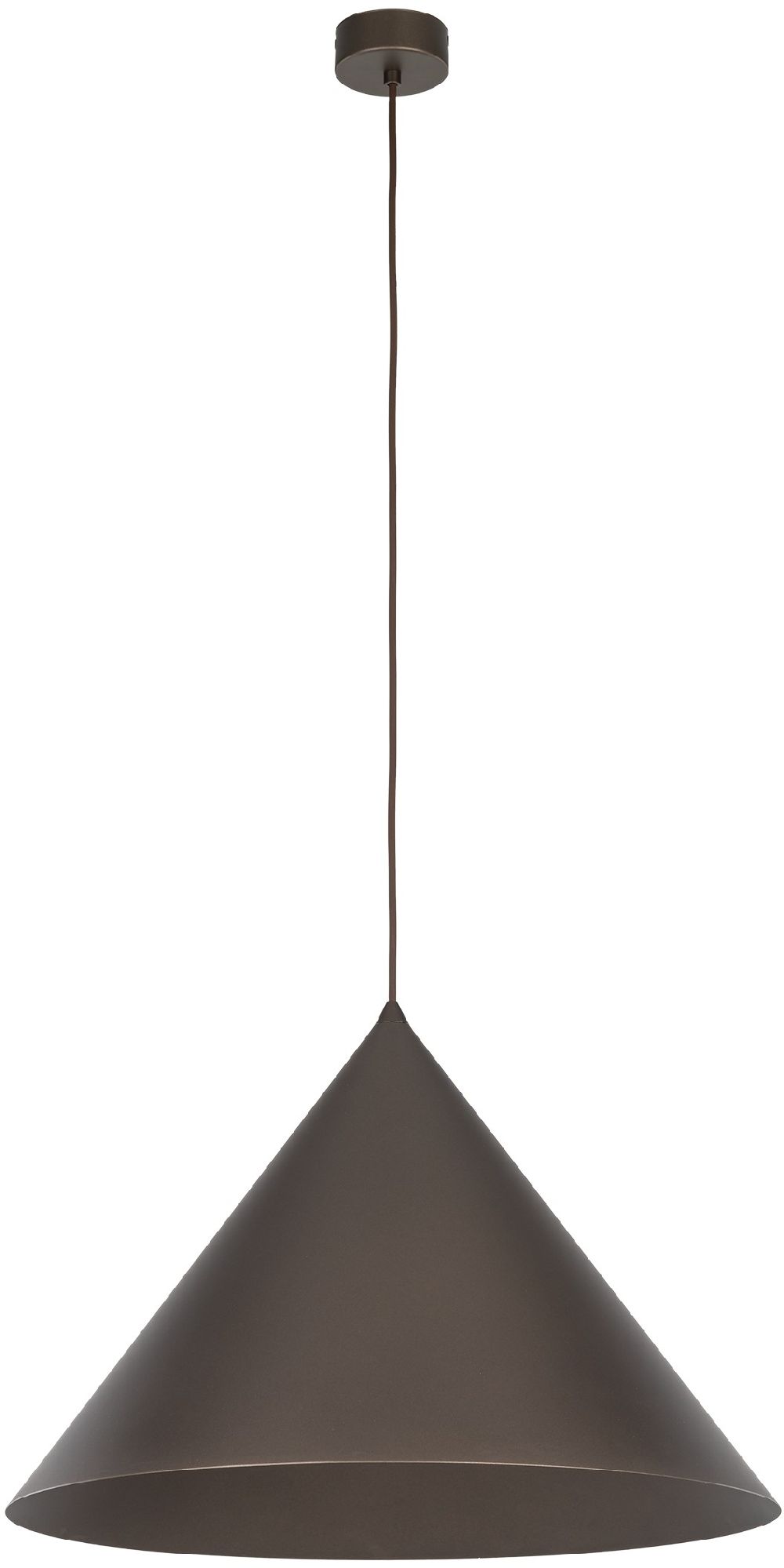 TK Lighting Cono závěsné svítidlo 1x15 W hnědá 10062