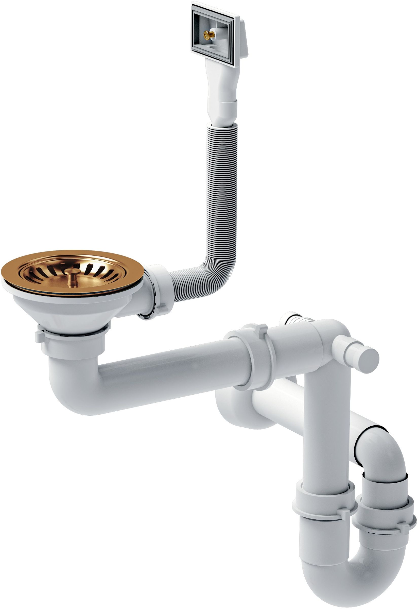 Quadron Save Space dřezový sifon M1SSS6