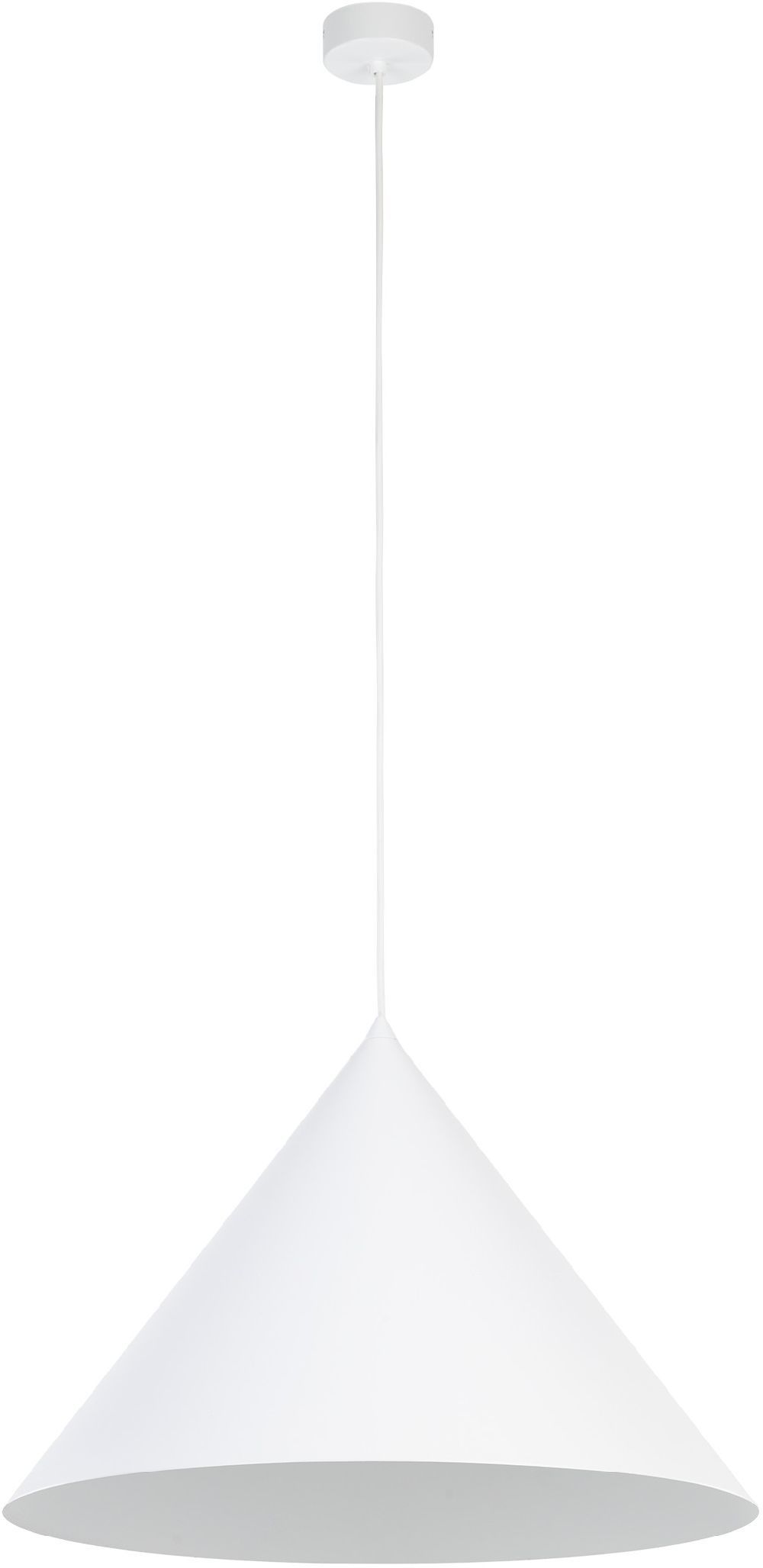 TK Lighting Cono závěsné svítidlo 1x15 W bílá 10010