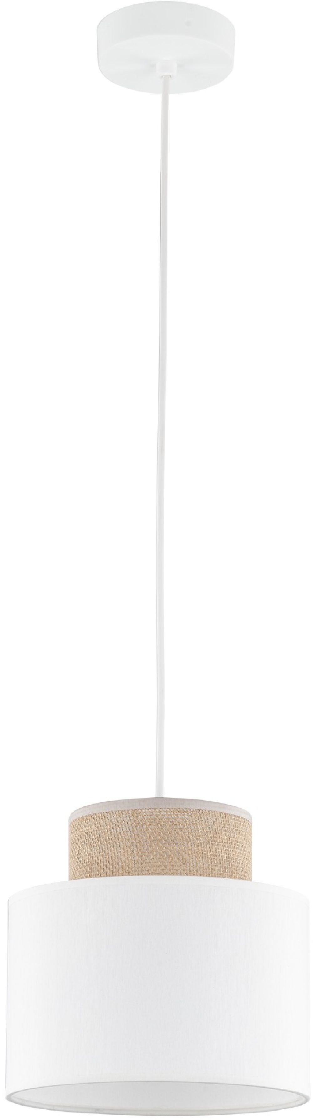 TK Lighting Duo závěsné svítidlo 1x15 W bílá 10078