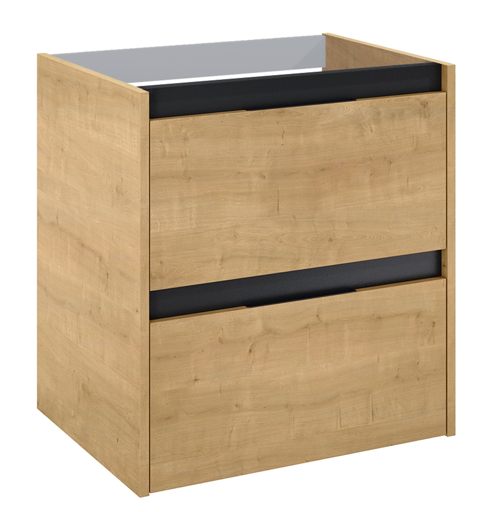 Roca Alpine skříňka 45.2x58.5x59 cm pod umyvadlo závěsná dub A857863464