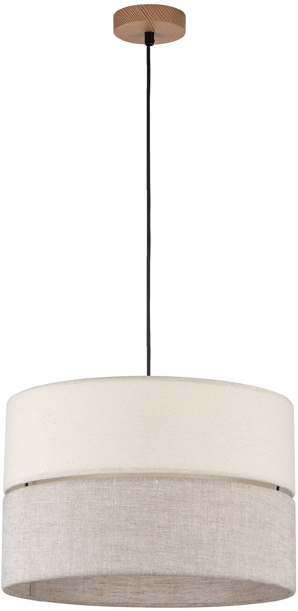 TK Lighting Eco závěsné svítidlo 1x15 W béžová 5772