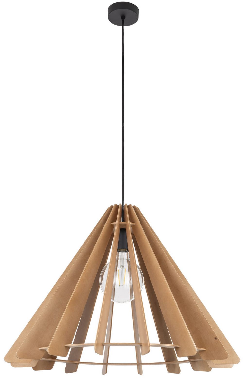 TK Lighting Eris závěsné svítidlo 1x15 W hnědá 6586