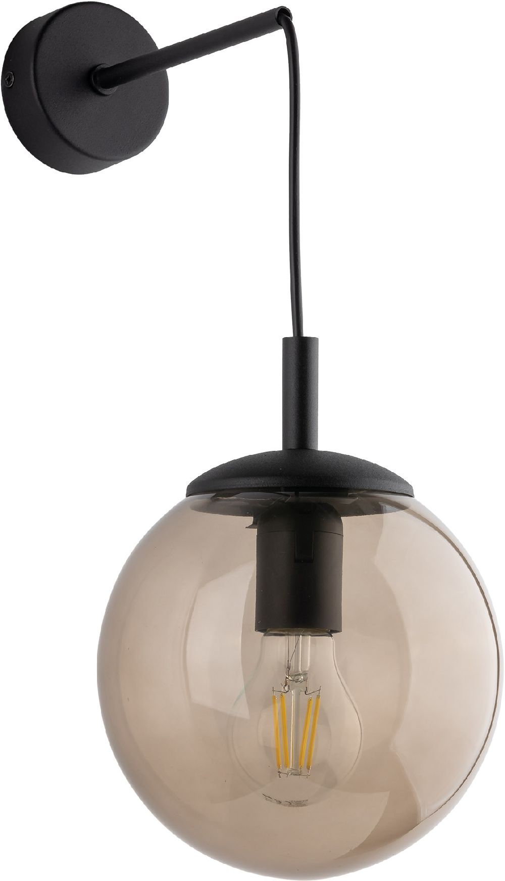 TK Lighting Esme nástěnné svítidlo 1x15 W jantarová 5389