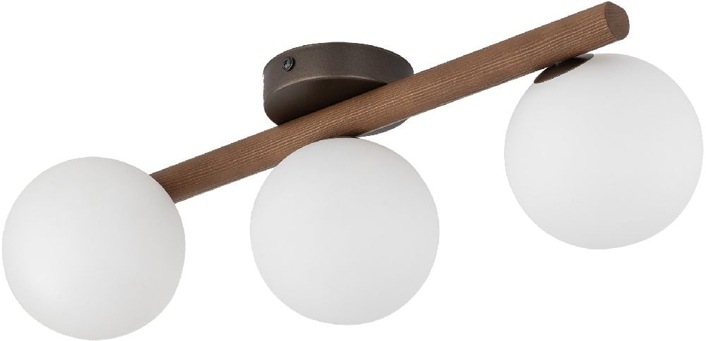 TK Lighting Estera stropní světlo 3x8 W dřevo 10269