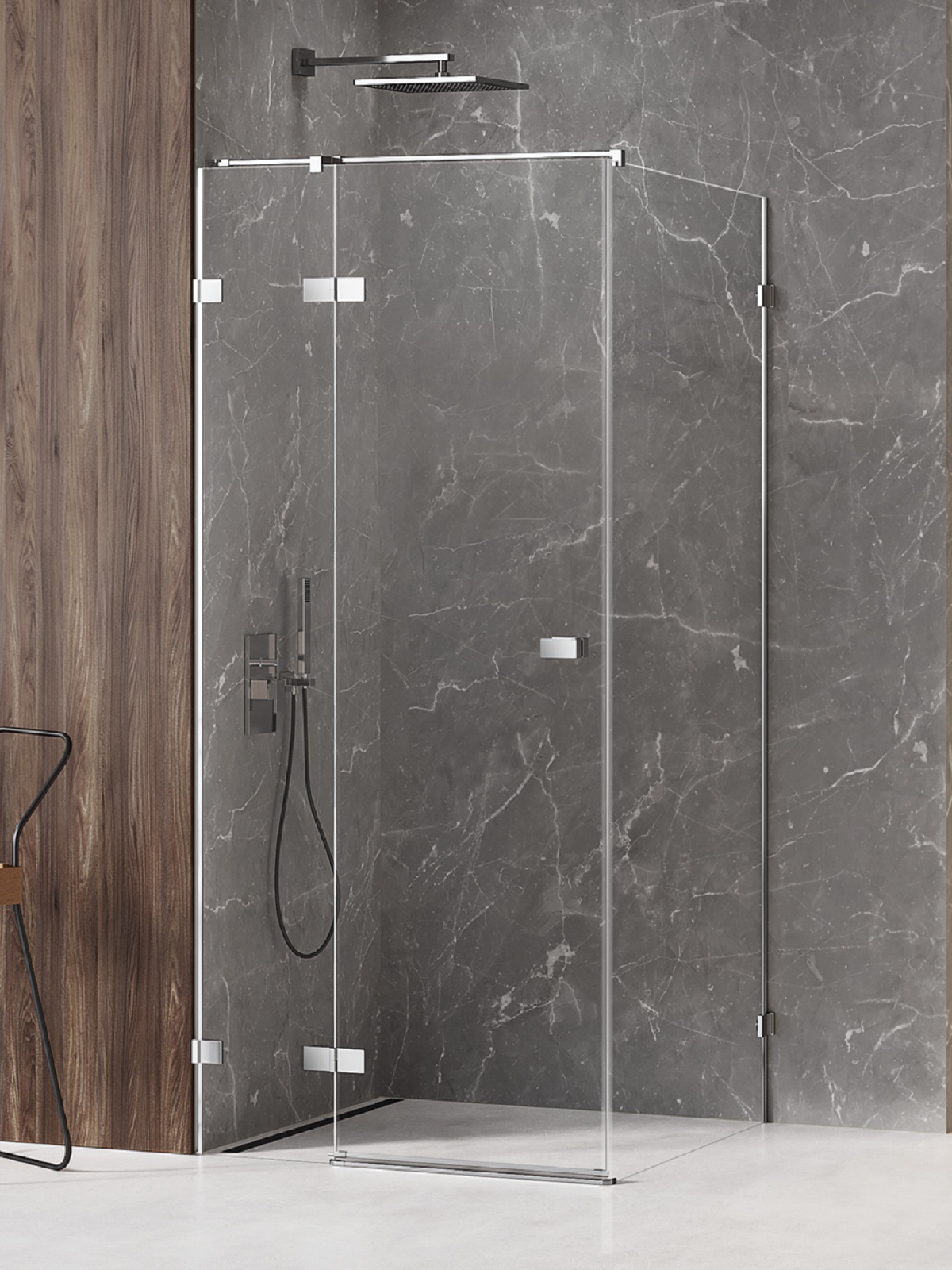 New Trendy Avexa sprchový kout 100x70 cm obdélníkový chrom lesk/průhledné sklo EXK-1479