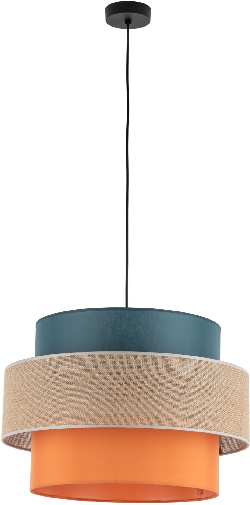 TK Lighting Trio závěsné svítidlo 1x15 W černá 2758