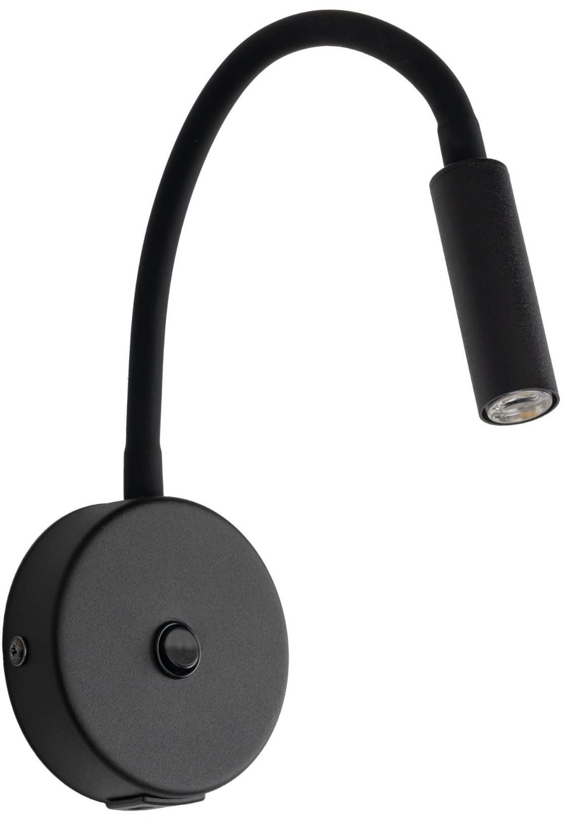 TK Lighting Lagos nástěnné svítidlo 1x6 W černá 10200
