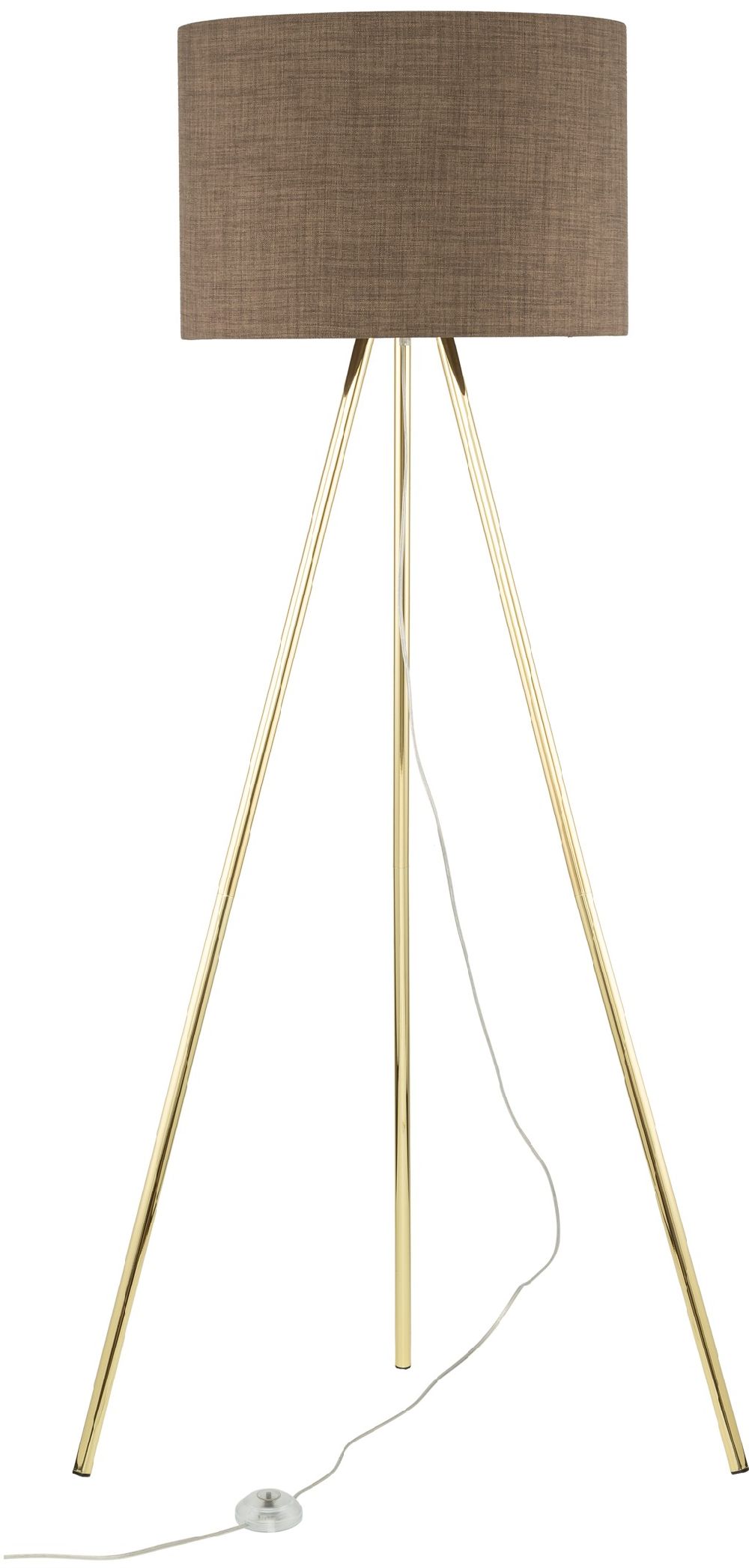 TK Lighting Umberto stojací lampa 1x15 W hnědá 16032