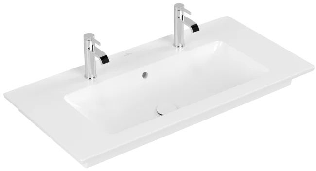 Villeroy & Boch Venticello umyvadlo 100x50 cm obdélníkový klasický-nábytkový-s pultem bílá 4104AKRW