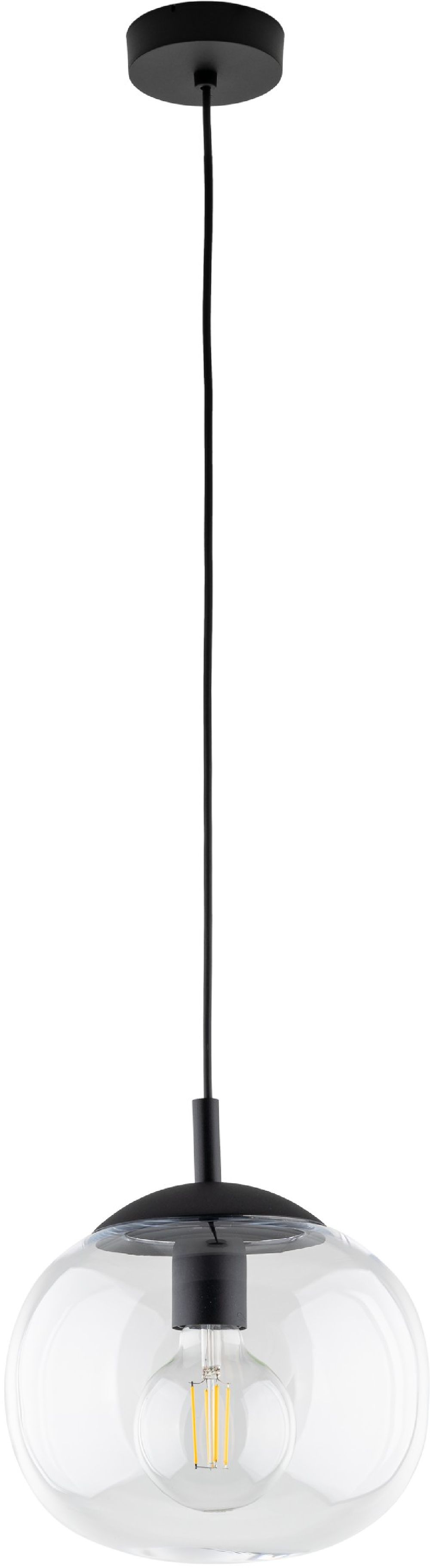 TK Lighting Vibe závěsné svítidlo 1x15 W průhledná 4817