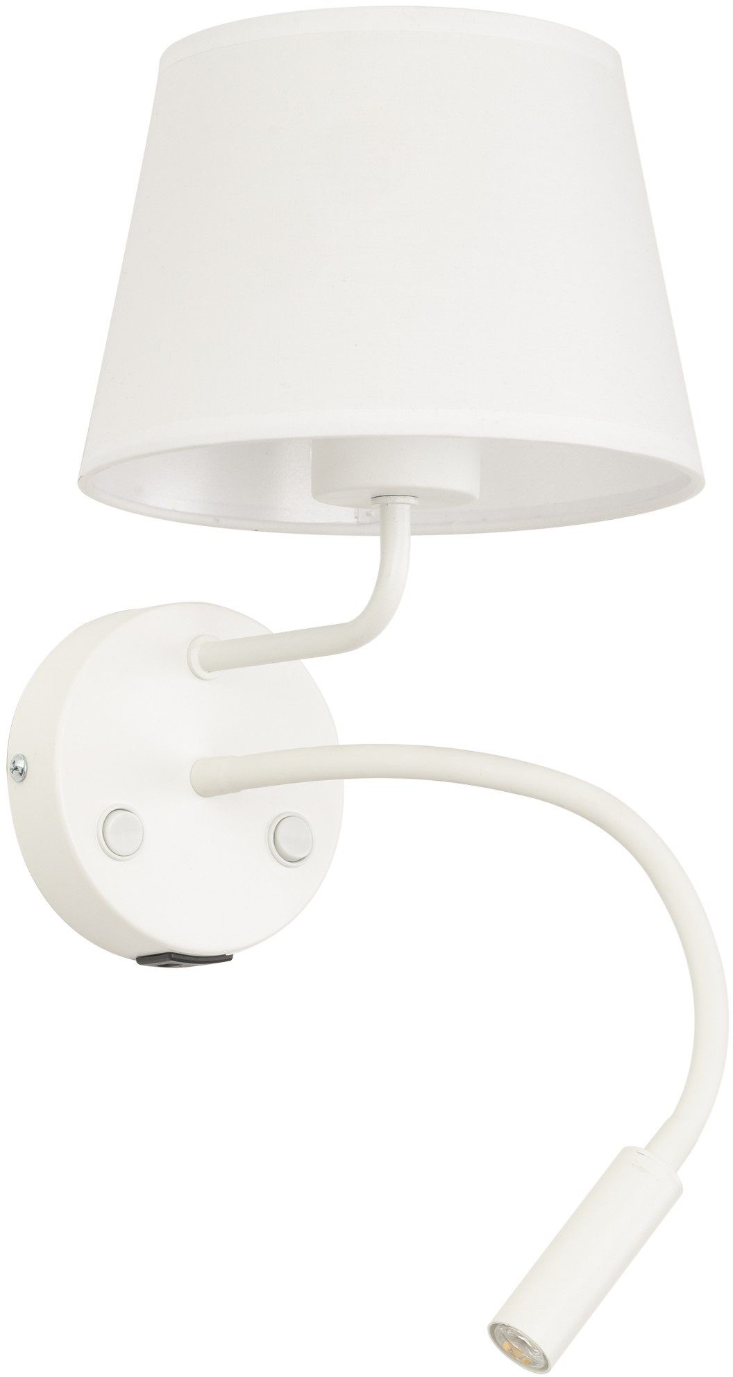 TK Lighting Maja nástěnné svítidlo 2x15 W bílá 10204
