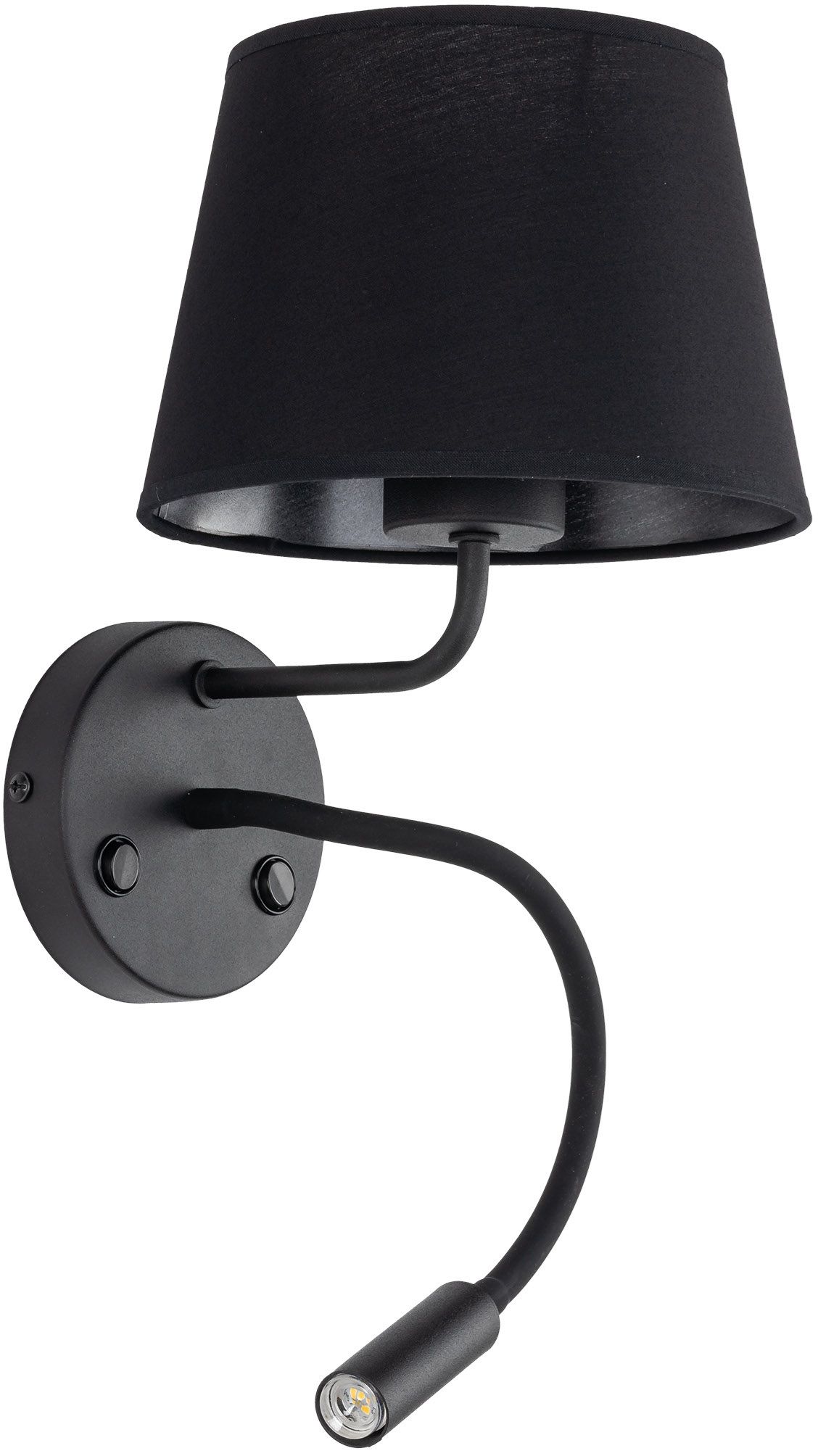 TK Lighting Maja nástěnné svítidlo 2x15 W černá 10081