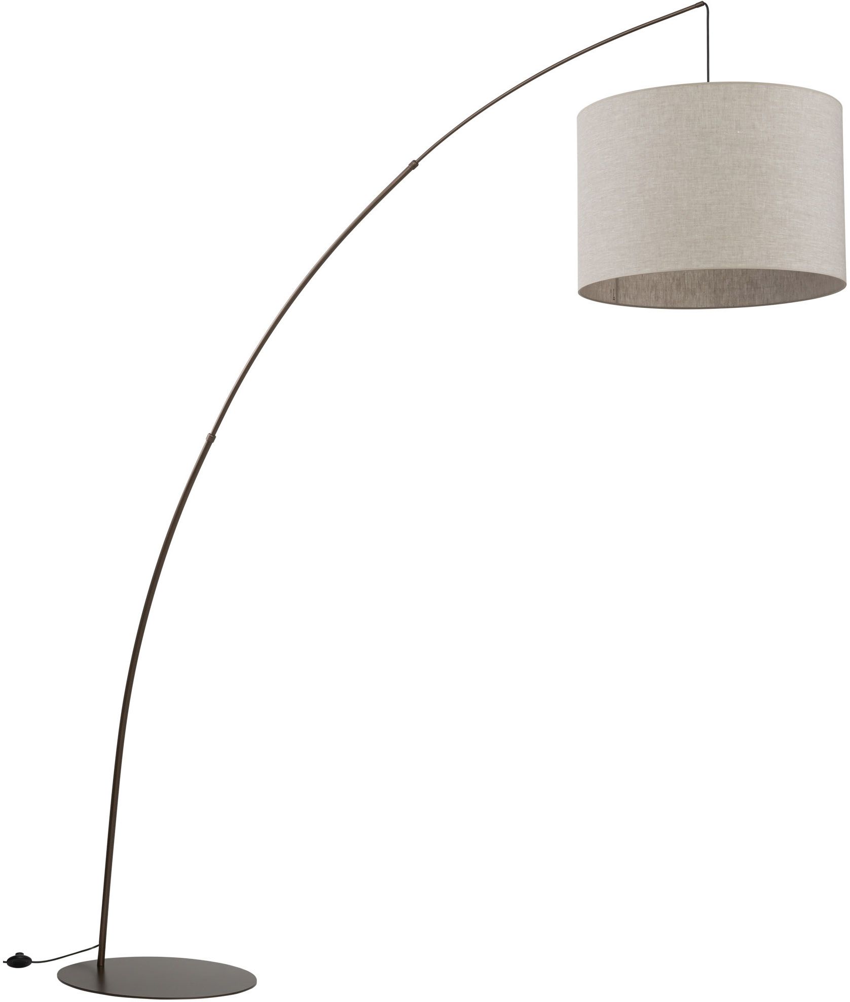TK Lighting Moby stojací lampa 1x15 W béžová-hnědá 6097