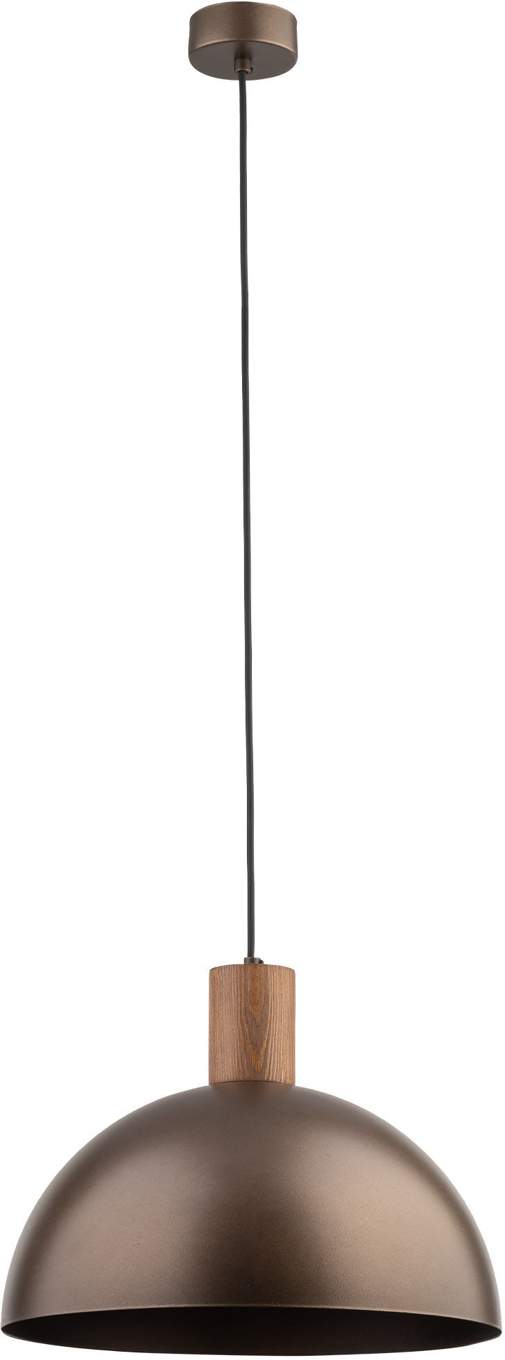 TK Lighting Oslo závěsné svítidlo 1x15 W hnědá 4508