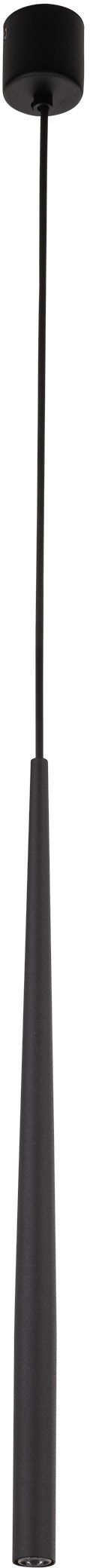 TK Lighting Piano závěsné svítidlo 1x8 W černá 10112
