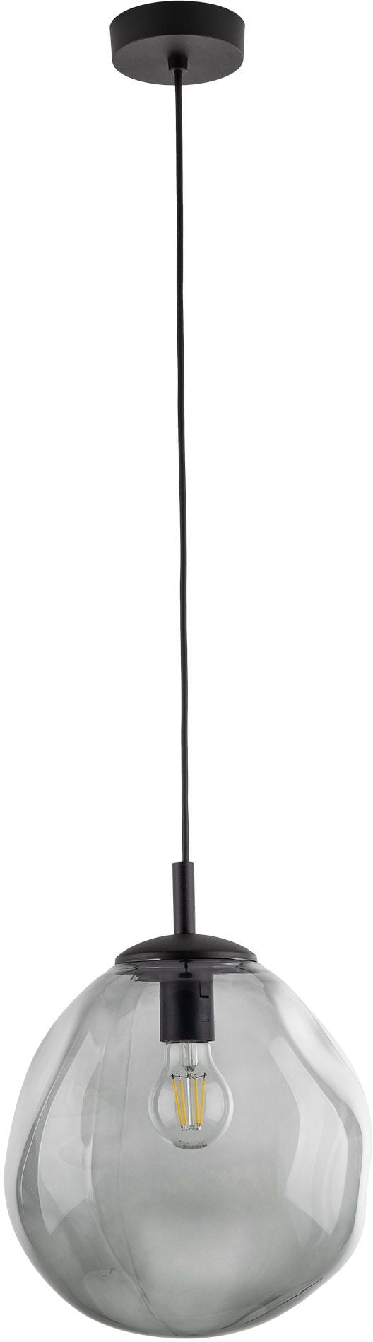 TK Lighting Sol závěsné svítidlo 1x15 W černá-grafitová 10084