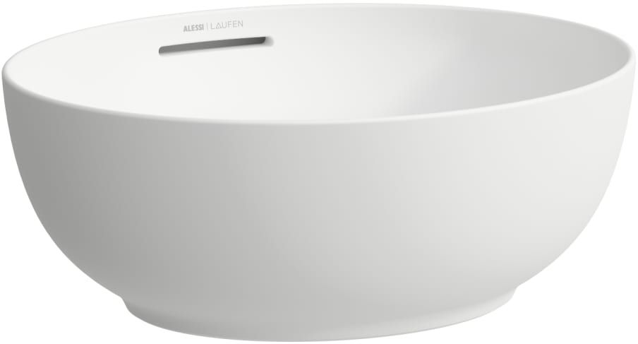 Laufen Ilbagnoalessi umyvadlo 45x40 cm oválné na pult bílá matný H8189767571091