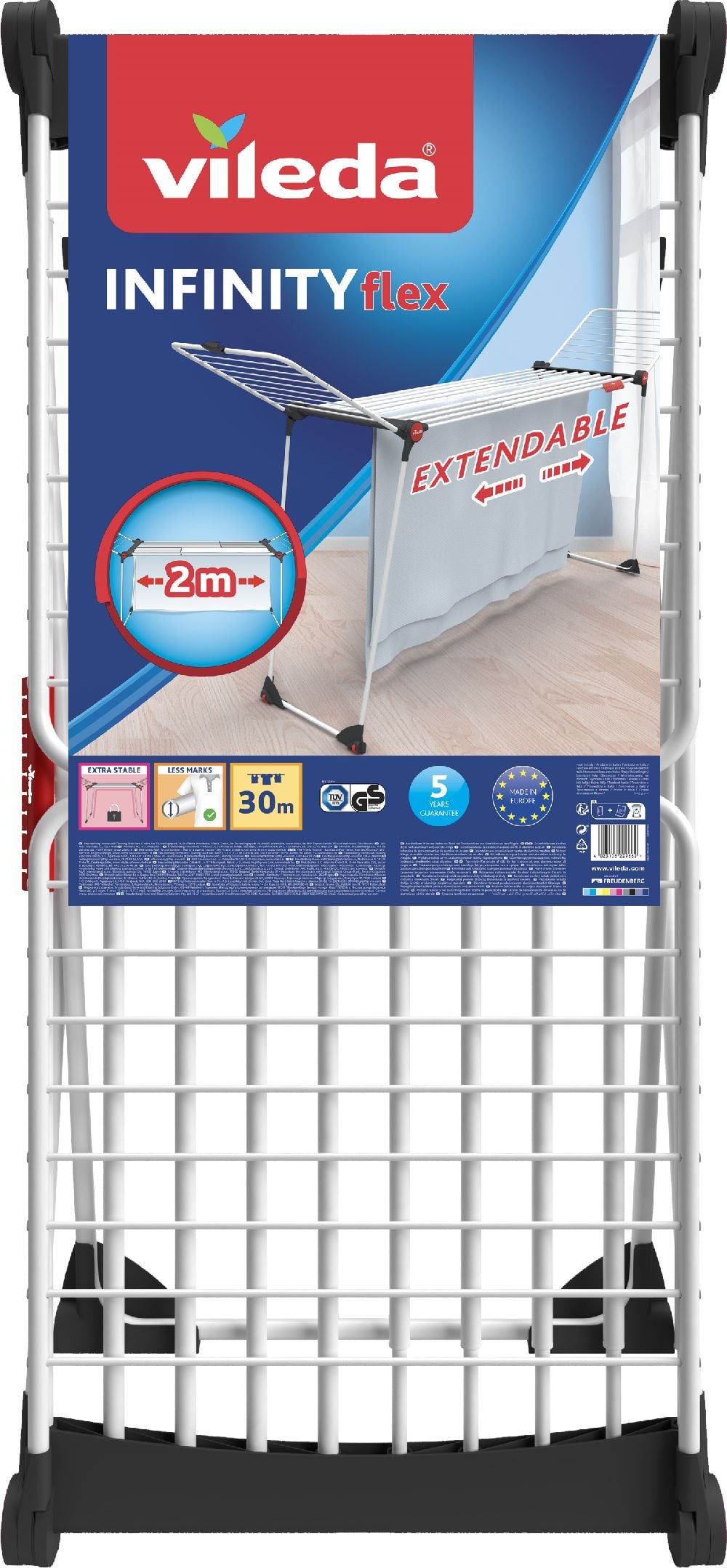 Vileda Infinity Flex sušák na prádlo stojící 169959