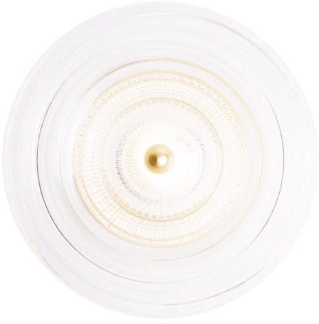 MaxLight Lipari nástěnné svítidlo 1x6 W průhledná-zlatá W0358