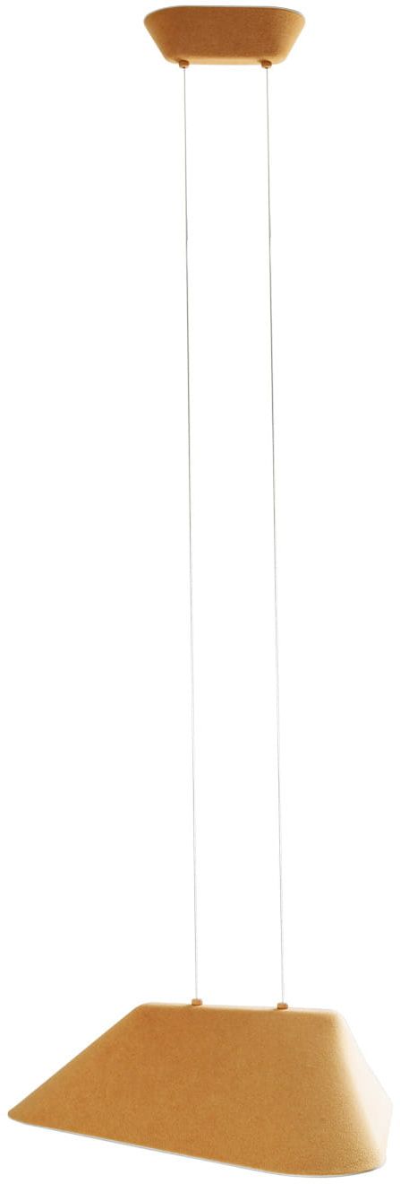 MaxLight Carbon závěsné svítidlo 1x8 W šedá/popelavá-žlutá P0569