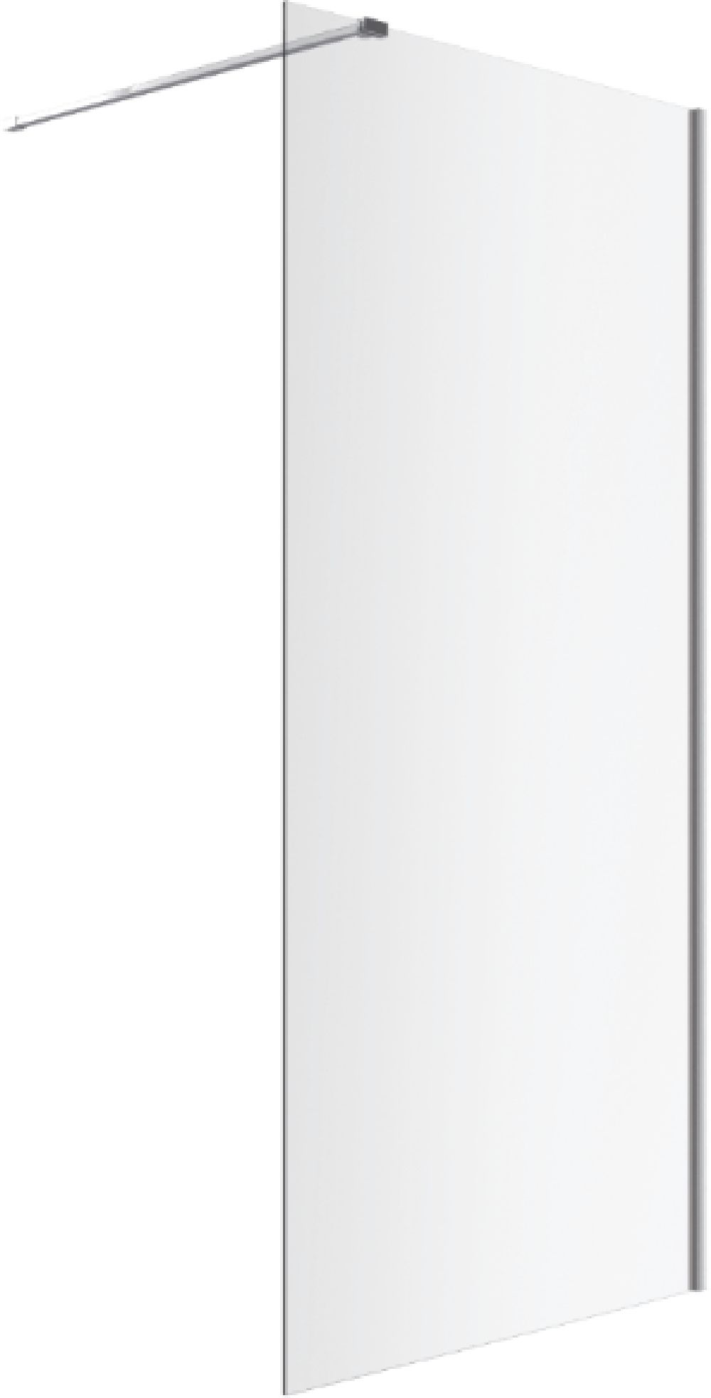 Sada montážní sada Excellent Vidoq KAEX.1519.CR, sprchová zástěna walk-in Excellent Vidoq KAEX.1512.0785.2000.06.01