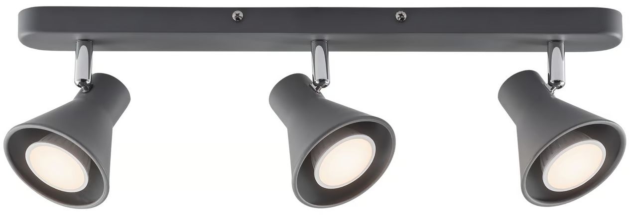 Nordlux Eik stropní světlo 3x35 W šedá 45780110