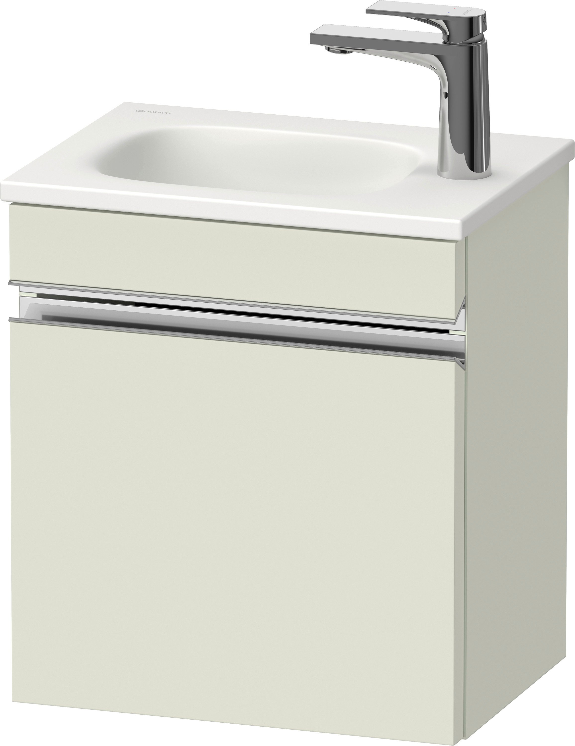 Duravit Sivida skříňka 40x29.5x44 cm pod umyvadlo závěsná zelená-chrom SV4649L10HH0000