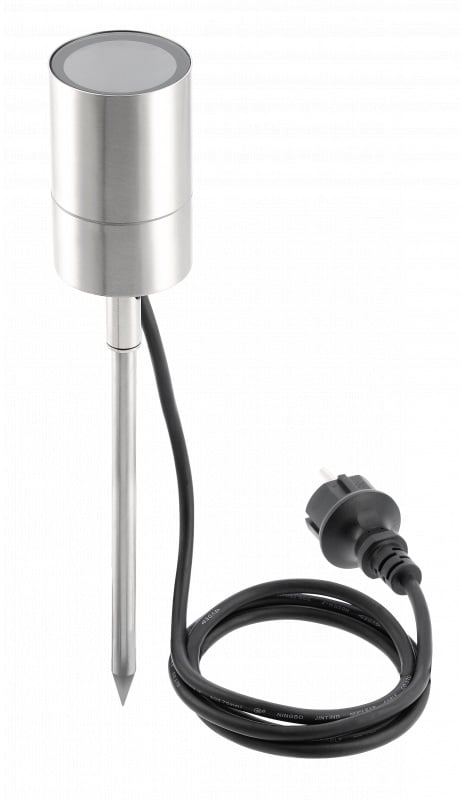 GTV Riven zemní svítidlo 1x20 W stříbrná OS-GRAZIEGU10-01