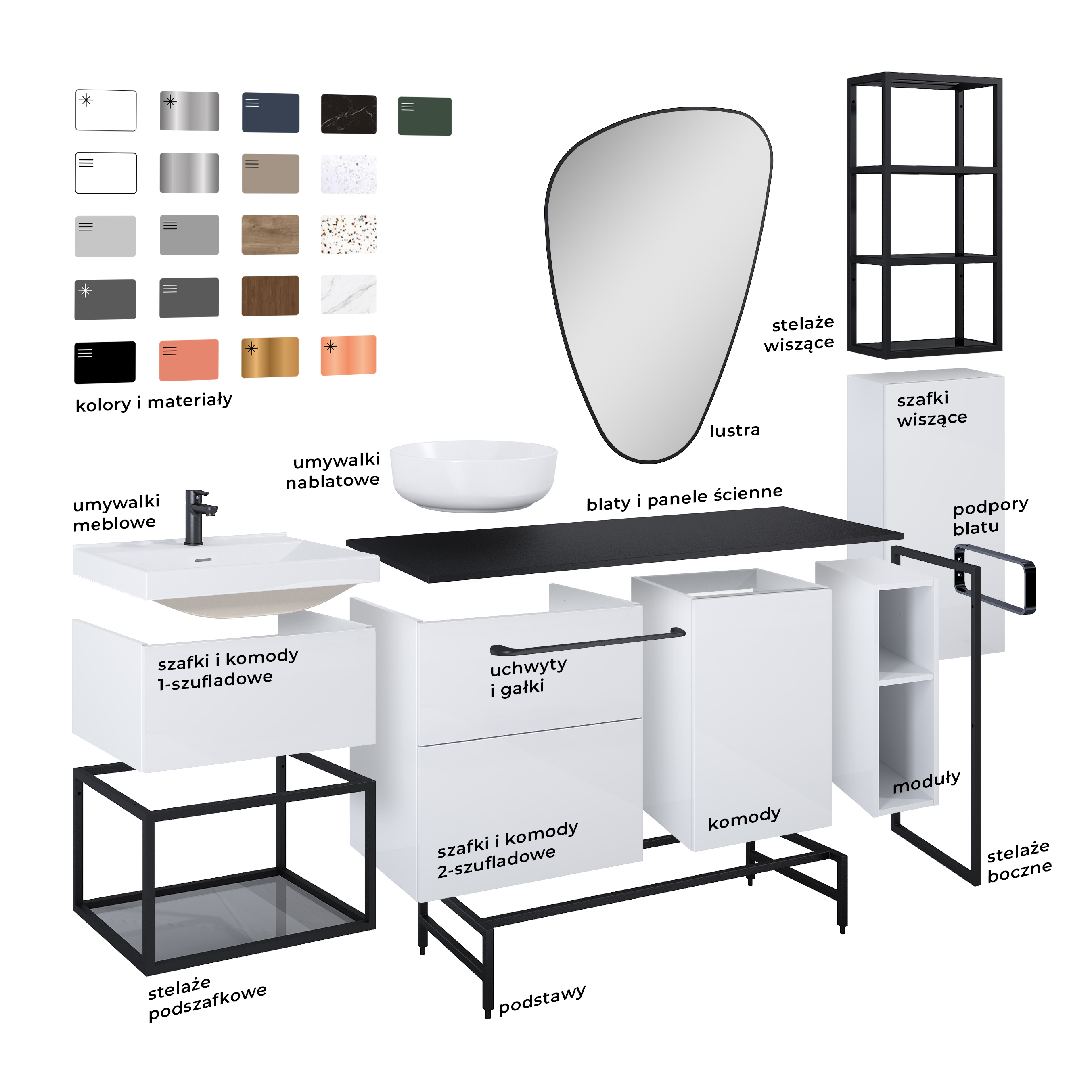 Elita Look skříňka 100x44.9x63.5 cm pod umyvadlo závěsná dub RE011000027050