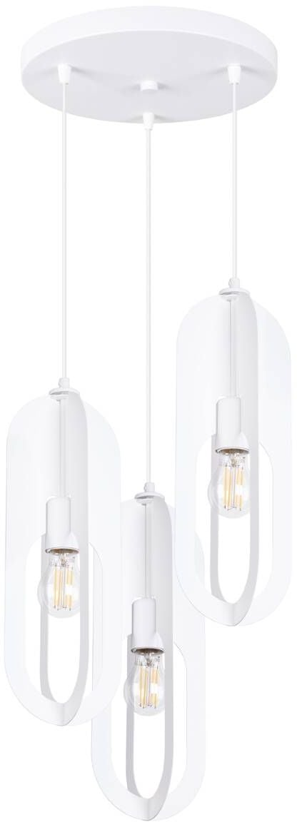 Sollux Lighting Nicus závěsné svítidlo 3x15 W bílá SL.1361