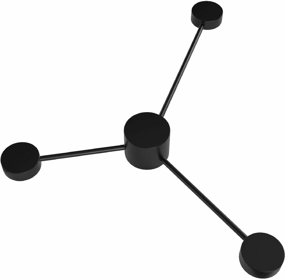 Goldlux Joy nástěnné svítidlo 3x10 W černá 326287