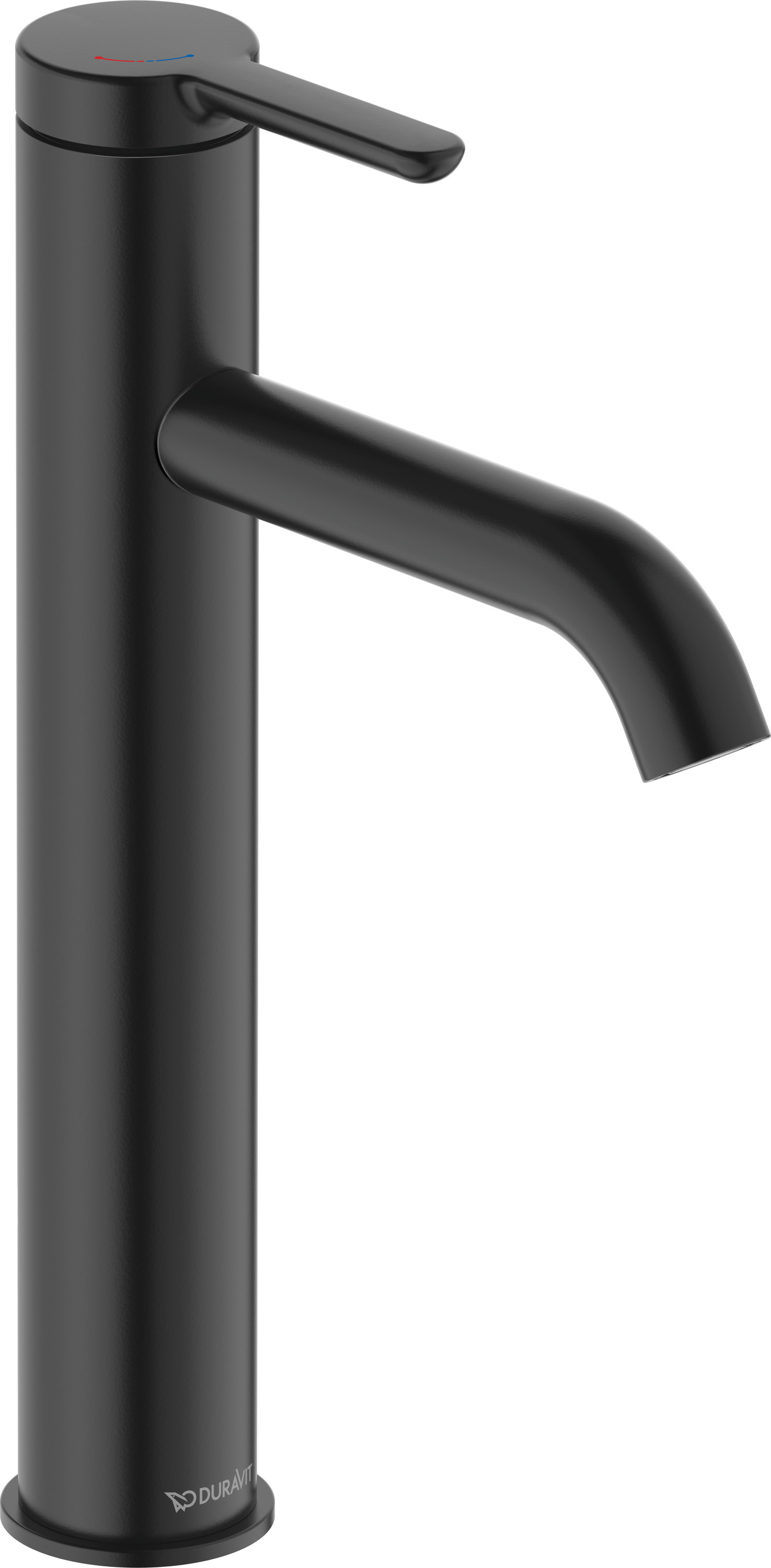 Duravit C.1 umyvadlová baterie stojící černá C11033002046