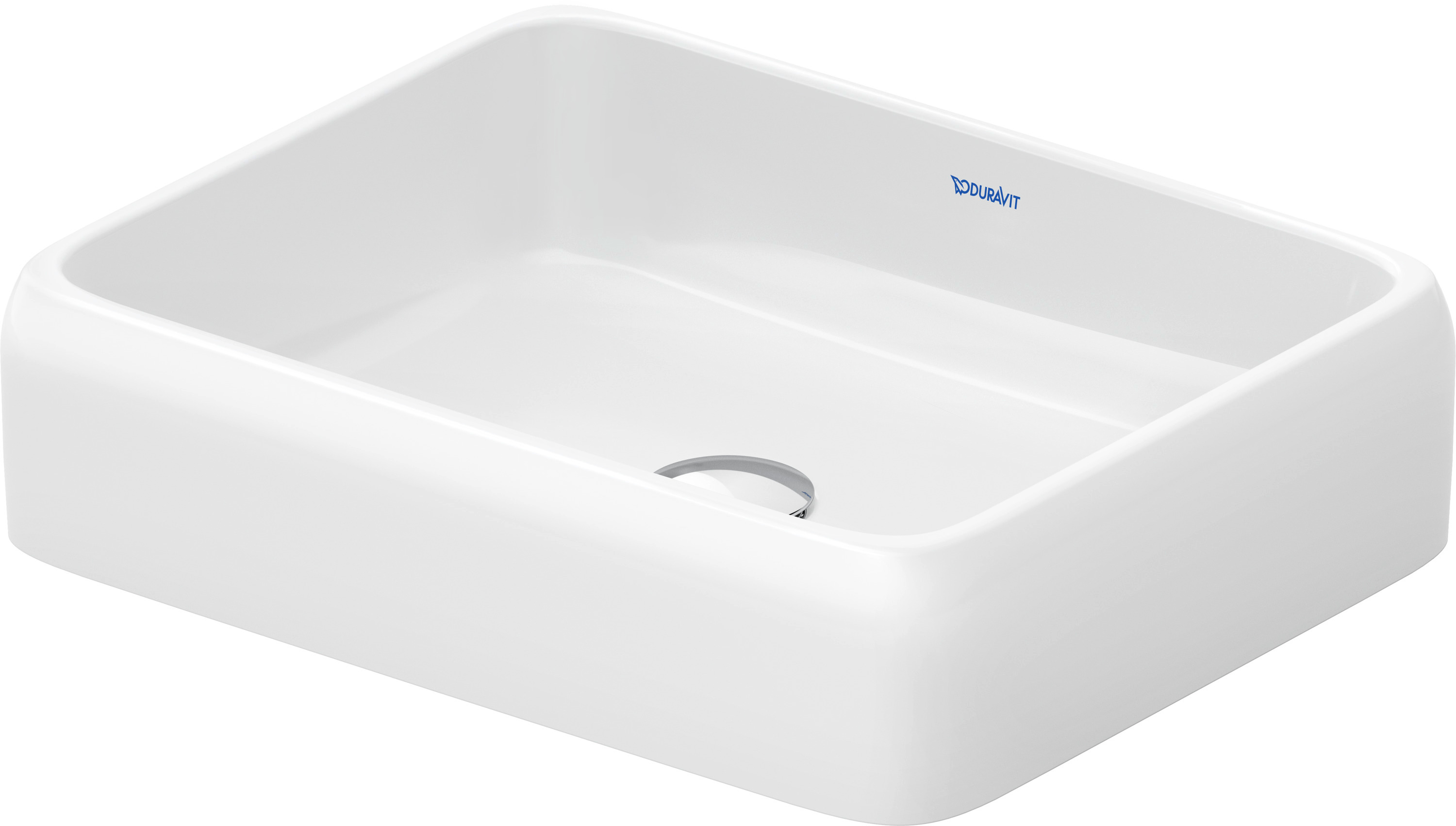 Duravit Qatego umyvadlo 50x40 cm obdélníkový na pult bílá 2383500079