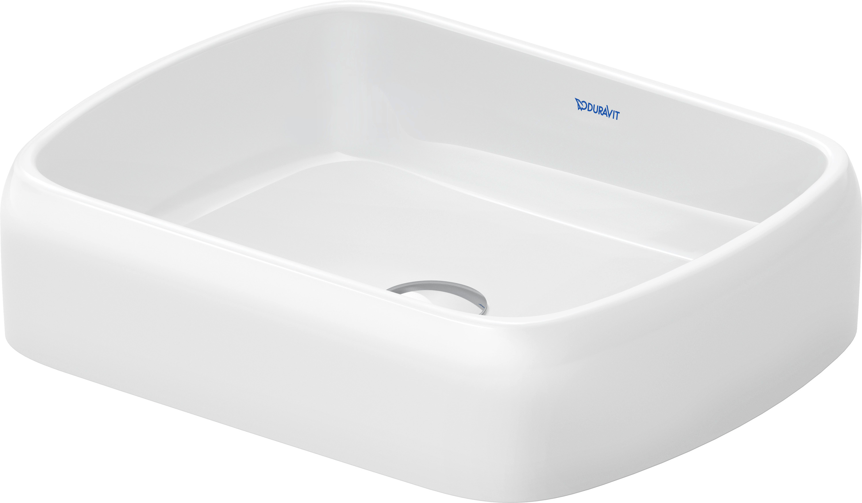 Duravit Qatego umyvadlo 50x40 cm obdélníkový na pult bílá 2384500079