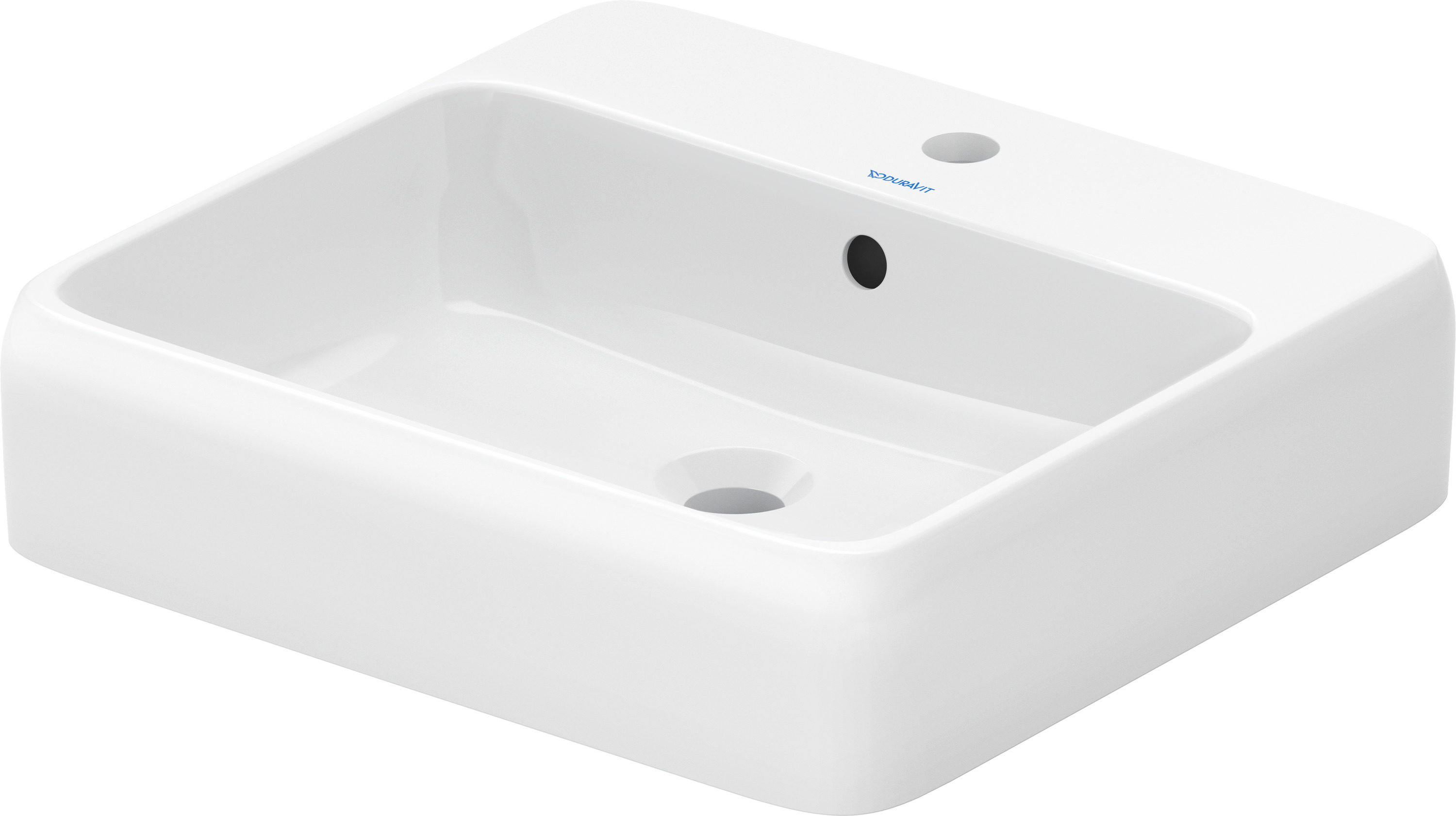 Duravit Qatego umyvadlo 50x47 cm obdélníkový na pult bílá 2385500027