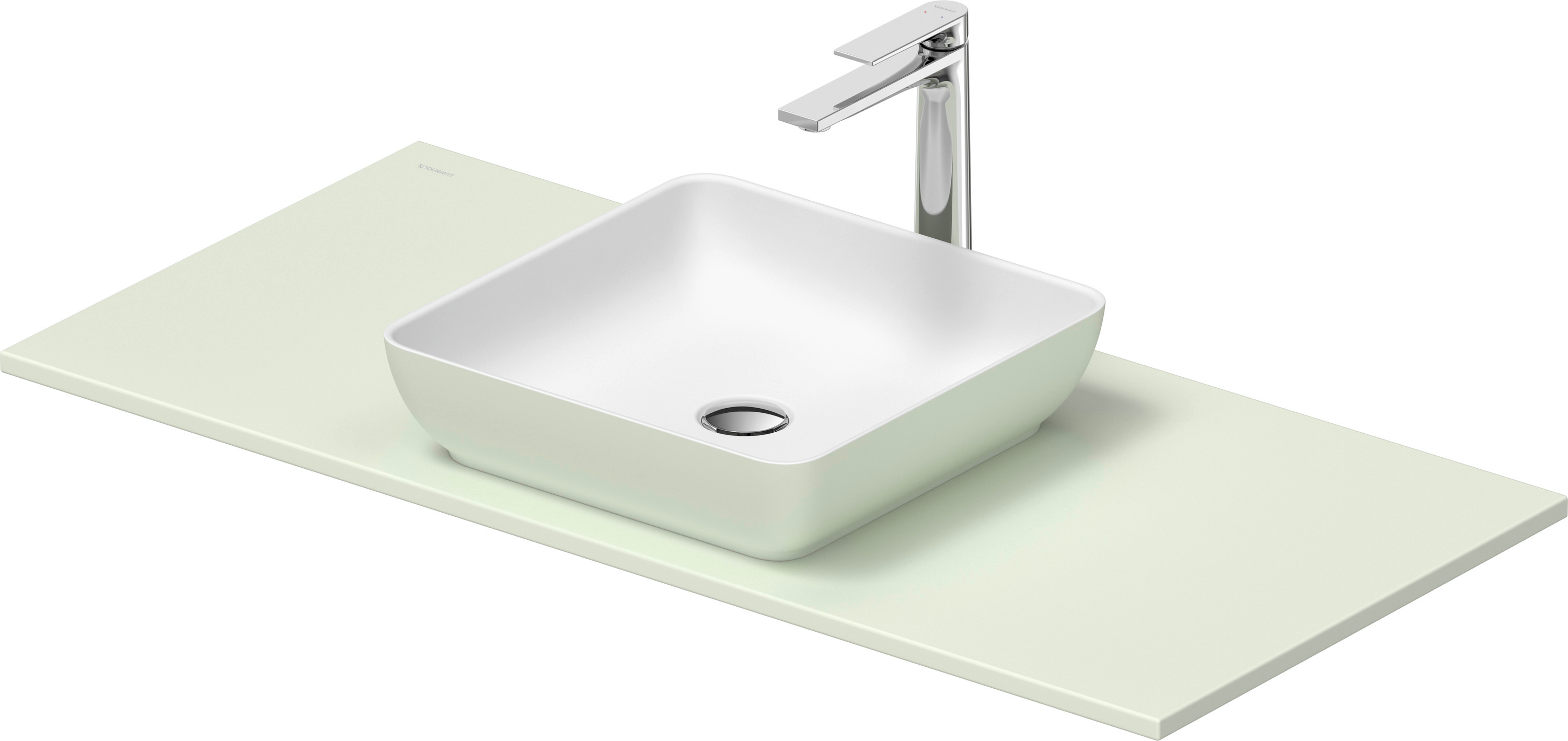 Duravit Sivida umyvadlo s konzolou 108 cm zelená 268019FH00