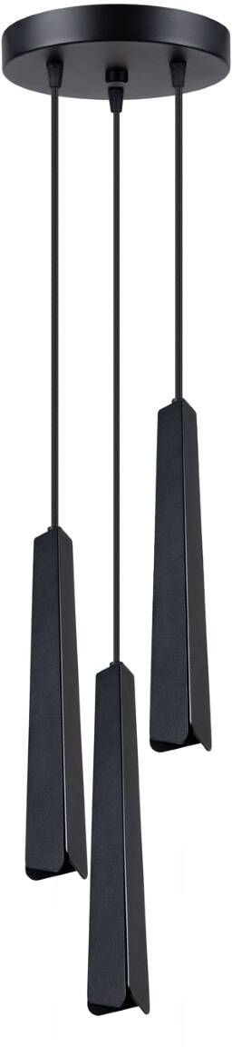 Sollux Lighting Prysm závěsné svítidlo 3x8 W černá SL.1401